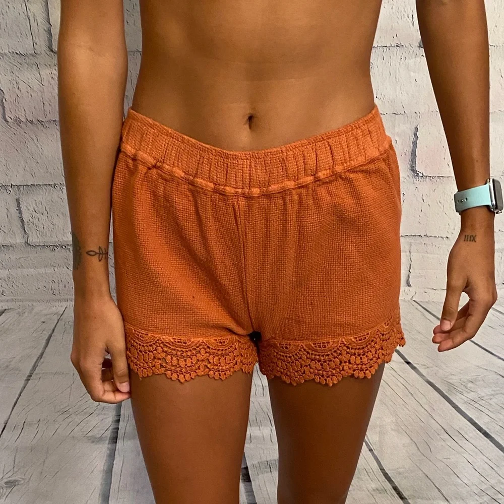 NWT indigo rein wiven shorts - Picture 2 of 7